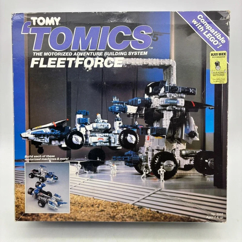 Tomy Tomics Fleetforce Motorized Adventure Building System Remote Control Works